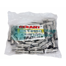 Разъем гнездо TV никель обжим Rexant