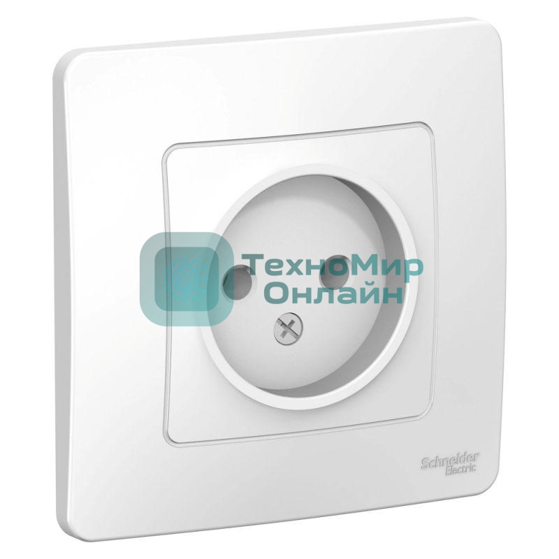 Розетка СП Blanca 16А 250В без шторок без заземл. бел. SchE BLNRS000011