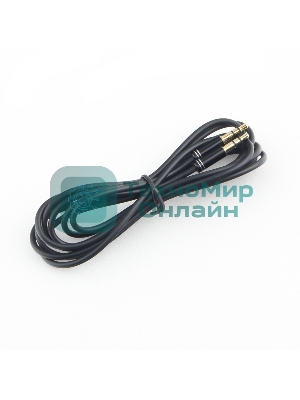 Кабель аудио Cablexpert CCAB-02-35MM-2MB, 3.5 Jack (M)/3.5 Jack (M), черный, 2м, блистер