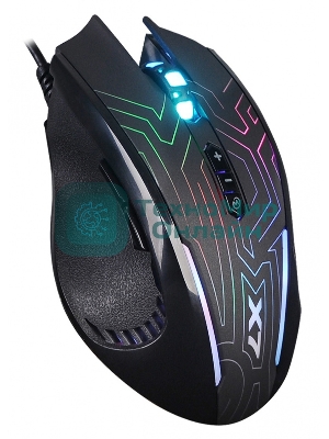Мышь проводная A4Tech X87 черный, 2400 dpi, USB, кнопки - 8