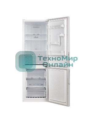 Холодильник Maunfeld MFF185NFW10 белый двухкамерный инвертор 240/100л морозилка снизу, No Frost