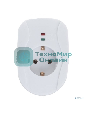 Сетевой фильтр Buro 100SH-W (1 розетка) белый, коробка