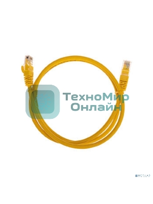 Патч-корд U/UTP Rexant cat.6, RJ45-RJ45, неэкранированный, 26AWG, LSZH, желтый, 1 м