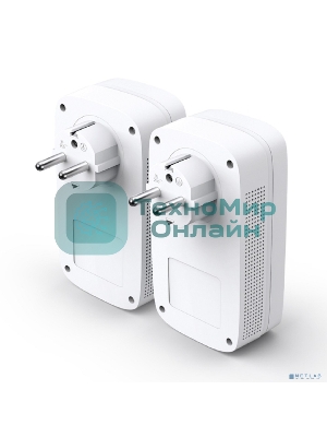 Комплект гигабитных Powerline-адаптеров со встроенной розеткой TP-Link TL-PA8030P KIT AV1300