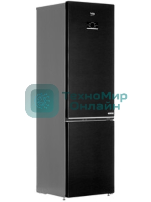 Холодильник Beko B5RCNK403ZWB черный 257/100л двухкамерный морозилка снизу, No Frost