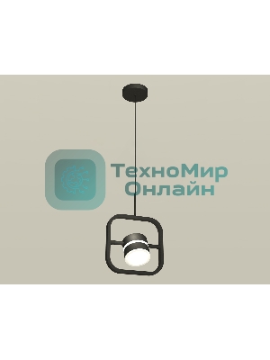 Светильник Ambrella light XB9119153 SBK/FR черный песок/белый матовый GX53 (C9119, N8445)