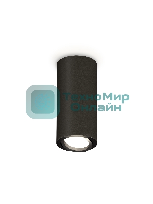 Светильник Ambrella Light XS7443002 SBK/PBK черный песок/черный полированный MR16 GU5.3 (C7443, N7002)