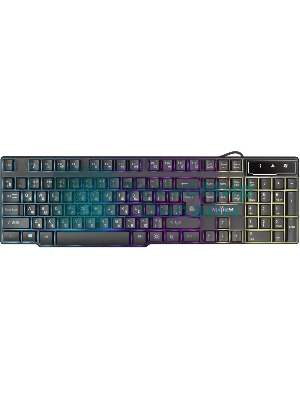 Клавиатура Defender Mayhem GK-360DL проводная, USB Type-A, чёрный