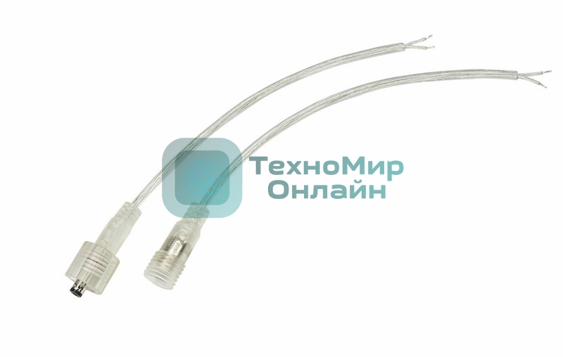Соединительный кабель Rexant (2pin) герметичный (IP67) 2х0.35мм² прозрачный