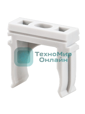 Крепеж-клипса Rexant для трубы ø 40 мм, серая (30 шт./уп.)