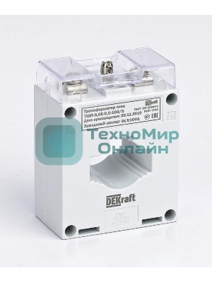 Трансформатор тока ТШП-0.66 0.5 250/5 5В.А D30мм SchE 50137DEK