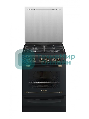 Плита газовая Gefest ПГ 6100-02 0183 черный, конфорок 4 шт, духовка 52 л, 60 см x 85 см x 60 см