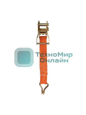 Стяжка для груза Rexant багажная с крюками, с храповым механизмом, 5х0.038 м