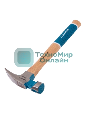 Молоток-гвоздодер Gross AMERICAN HICKORY 680 г, угол 75, магнит, обрезиненная рукоятка