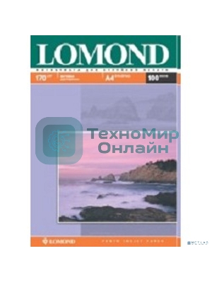 Фотобумага Lomond 0102006 A4/170г/м2/100л./белый матовое/матовое для струйной печати
