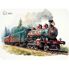 Коврик для мыши Cactus Locomotive 400x300x3мм (CS-MP-PRO17XL)