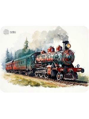 Коврик для мыши Cactus Locomotive 400x300x3мм (CS-MP-PRO17XL)