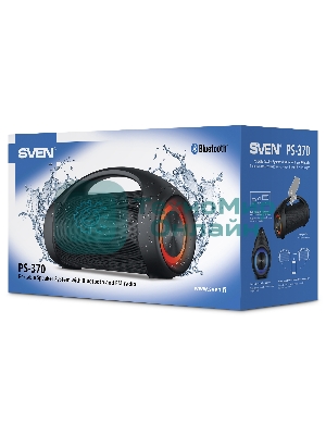 Акустическая система SVEN 370 2.0 черные (2x2W, USB, RGb подсветка)