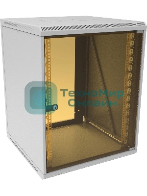 Шкаф коммутационный Suprlan (05-1506) настенный 15U 600x600 мм пер. дв. стекл направл. под закл. гайки 70 кг RAL 7035 535 мм 29.7 кг 750 мм