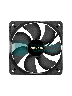 Вентилятор 12В DC ExeGate EX12025H2P (120x120x25 мм, Hydraulic bearing (гидродинамический), 2pin, 1500RPM, 25dBA)