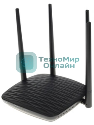 Маршрутизатор Tenda AC5 1200Mbps 11AC wave2Router, MU-MIMO,1Ghz CPU，4X5dbi Antennas, 1X100Mbps WAN, 3x100Mbps LAN,WiFi On/Off Switch,Universal Rep