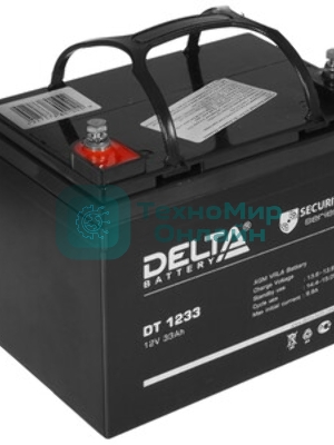 Батарея Delta DT 1233 (33 А\ч, 12В) свинцово- кислотный аккумулятор