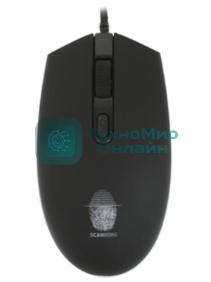 Мышь проводная Qumo Pretender M53 черный, 3200 dpi, USB, кнопки - 4