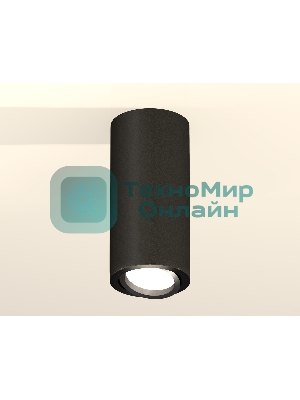 Светильник Ambrella Light XS7443002 SBK/PBK черный песок/черный полированный MR16 GU5.3 (C7443, N7002)