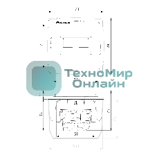 Розетка двойная Werkel Ethernet RJ-45 (айвори матовый) W1181162