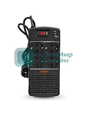 Стабилизатор ExeGate Power AD5000-1000 (1000VA/500W, диапазон 150...280В, 4 евророзетки)