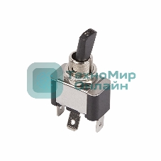 Тумблер Rexant 12V 30А (3c) ON-OFF однополюсный с красной LED подсветкой