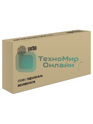 Стол игровой Cactus CS-ED-BBK столешница МДФ черный, каркас черный