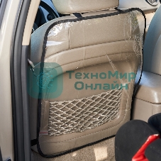 Накидка защитная Rexant на спинку переднего сиденья (60х50 см) ПВХ, прозрачная