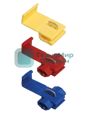 Зажим прокалывающий ответв. ЗПО-1 0.5-1.5 кв.мм красн. (уп. 100 шт) IEK UMR-10-3-100