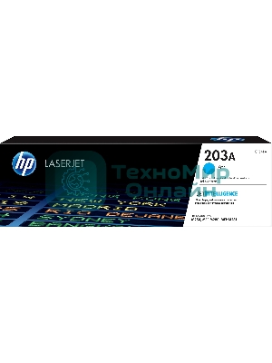 Картридж лазерный HP 203A CF541A (HP 203A) голубой для HP LaserJet M254/M280/M281 1300 страниц.