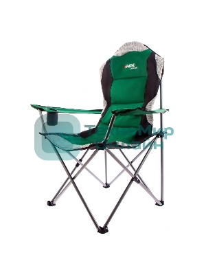 Кресло складное Palisad Camping с подлокотниками и подстаканником 60x60x110/92 см