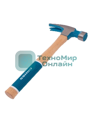 Молоток-гвоздодер Gross AMERICAN HICKORY 680 г, угол 75, магнит, обрезиненная рукоятка