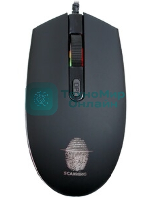 Мышь проводная Qumo Pretender M53 черный, 3200 dpi, USB, кнопки - 4