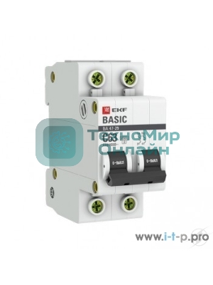Выключатель автоматический EKF mcb4729-2-25C 2P 25А (C) 4,5кА ВА 47-29 EKF Basic