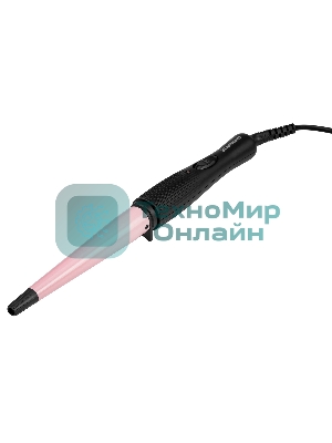 Щипцы для завивки волос Starwind SHS 7035 черный/фиолетовый, 13-19 мм, 200 °C, 1 режим