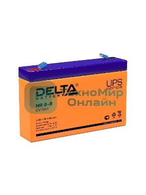 Батарея для ИБП Delta HR 6-9 (634W) (6V, 9Ah)
