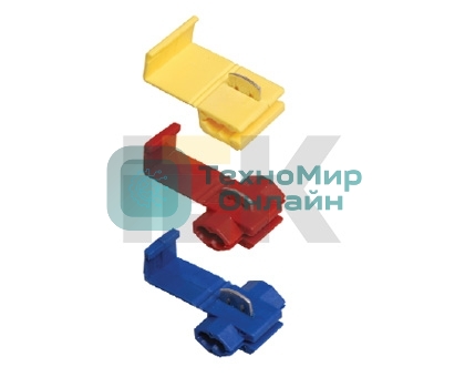 Зажим прокалывающий ответв. ЗПО-1 0.5-1.5 кв.мм красн. (уп. 100 шт) IEK UMR-10-3-100