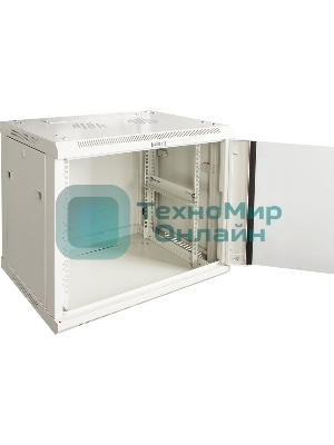 Шкаф настенный серии Pro, 12U 600x450, стеклянная дверь
