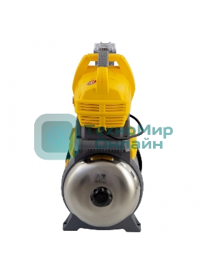 Насосная станция PSХ950X, 950 Вт, 3300 л/ч, ресивер 24 л, подъем 38 м, нержавейка Denzel