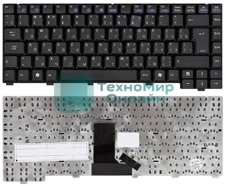 Клавиатура для ноутбука Asus A6R A6 A6M A6Rp A6T A6TC черная