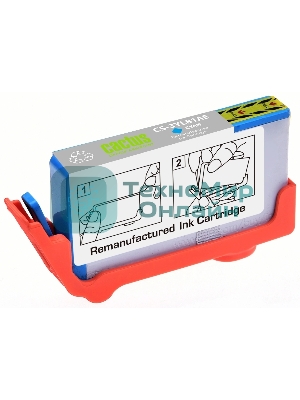 Картридж струйный Cactus CS-3YL81AE 912XL (есть ограничения по прошивке) голубой (10.5 мл) для HP OfficeJet 8012/8014/8015/8017;OfficeJet Pro 8022/8023/8024/8025 AIO