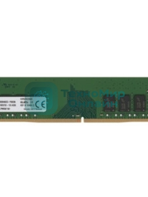 Память оперативная Kingston 8GB 3200MHz DDR4 DIMM Non-ECC CL22 1Rx8 (Select Regions ONLY)