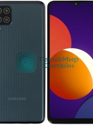 Дисплей для Samsung Galaxy M12 SM-M127 в сборе с тачскрином и рамкой черный