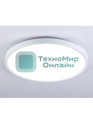 Потолочный светодиодный светильник Ambrella light FZ3005 WH белый IP44 33W+10W 6400+6400К D370*40 (Без ПДУ)