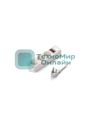Сетевой фильтр ExeGate EX221184RUS SP-3-5W (3 розетки, 5 м, евровилка, белый)